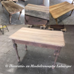 Renovatie kleine eettafel